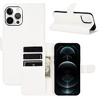 Чехол-книжка Litchie Wallet для Apple iPhone 12 Pro Max White