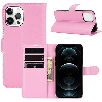 Чохол-книжка Litchie Wallet для Apple iPhone 12 Pro Max Pink