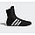 Боксери на шнурівці Adidas чорні Box Hog 2 високі взуття кросівки для боксу та єдиноборств бойових мистецтв, фото 5