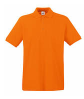 Мужская футболка поло оранжевая 218-44