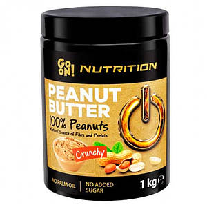 Арахісова паста Go On Nutrition Peanut butter 1000 г хрустка