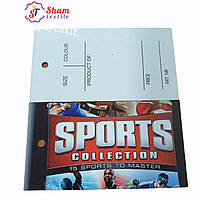 Бирки и этикетки для одежды (Бумажные) Sports collection 1000 штук