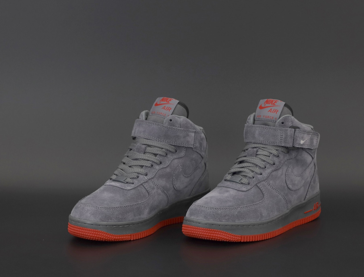 Чоловічі Зимові сірі Кросівки Nike Air Force Winter
