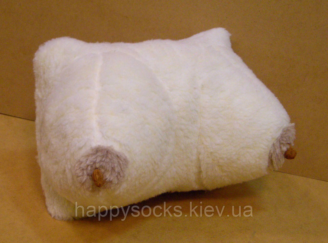 Сувенірна подушка-груди з вовни, фото 1