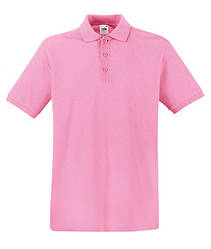 Чоловіча футболка поло рожева 218-52