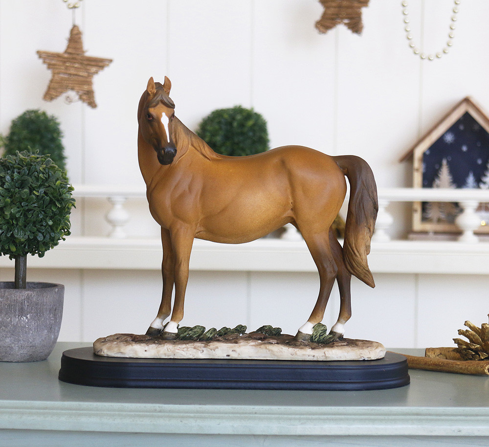 Статуетка Рудий кінь 22*19*9 см Гранд Презент SM00556B, фото 1