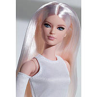 Колекційна лялька Барбі Barbie Signature Looks Платинова блондинка GXB28, фото 5