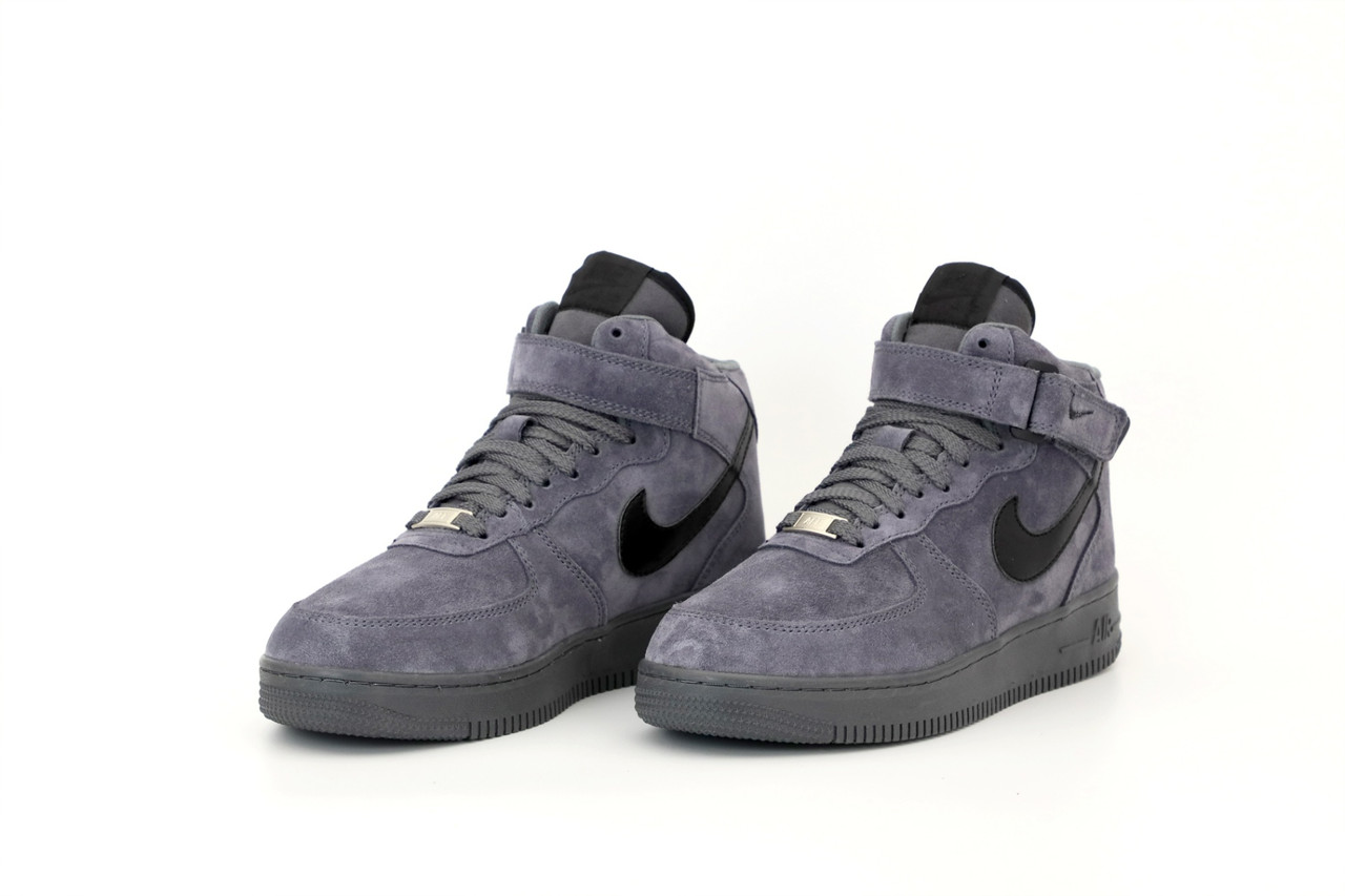 Чоловічі зимові сірі кросівки Nike Air Force Winter