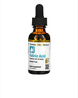 Фолінова кислота, без спирту 400 mg. Folinic Acid, California Gold Nutrition, 30 мл BX940, фото 6