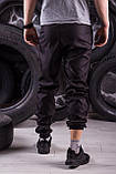 Спортивні штани чорні Nike (Найк), фото 2