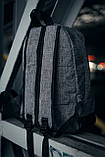 Рюкзак Nike (Найк) Сірий (меланж), фото 6