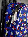 Рюкзак Mickey Mouse Жіночий | Дитячий Міський міккі маус блакитний mini, фото 4