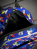 Рюкзак Mickey Mouse Жіночий | Дитячий Міський міккі маус блакитний mini, фото 6