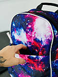 Рюкзак Space Жіночий | Дитячий Міський космос синій mini, фото 8