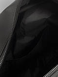 Спортивна Сумка шкіряна чорна (унісекс) Puma + барсетка чорна пума комплект Чоловічий | Жіночий, фото 6