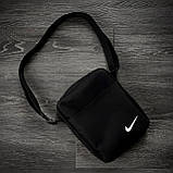 Рюкзак + Барсетка міської Чоловічий | Жіночий | Дитячий, для ноутбука Nike (Найк) спортивний комплект чорний, фото 7