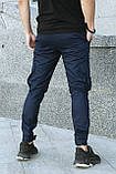 Штани котонові чоловічі Intruder "Baza" сині штани осінні | весняні | літні, фото 4