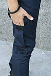 Штани котонові чоловічі Intruder "Baza" сині штани осінні | весняні | літні, фото 5