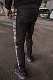 Штани Спортивні чоловічі Dazzle Intruder чорні трикотажні камуфляж, фото 8