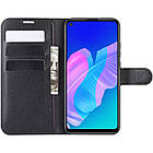 Чохол-книжка Litchie Wallet для Huawei P40 Lite E Black, фото 4