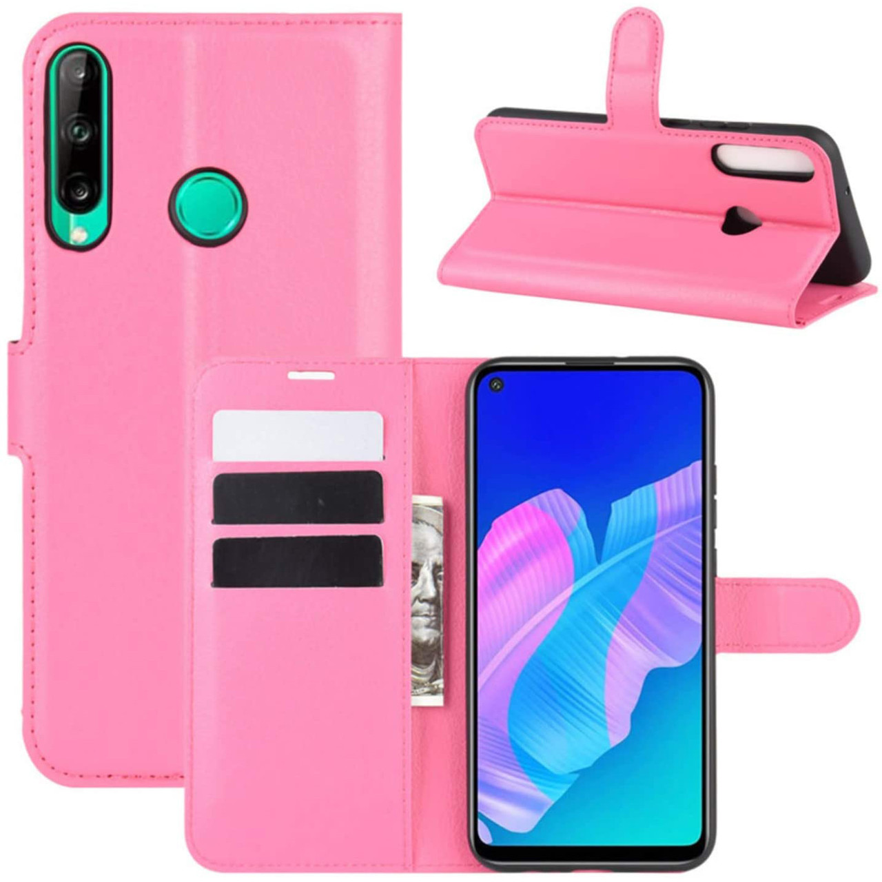 Чохол-книжка Litchie Wallet для Huawei P40 Lite E Rose, фото 1