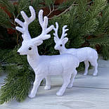Новорічна іграшка олень великий 21 см, фото 3