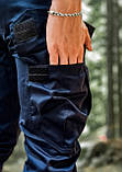Штани чоловічі сині Intruder "Storm" штани котонові осінні | весняні | літні, фото 5