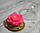 Сувенірна мило ручної роботи Трояндочка велика (у куполі), фото 2