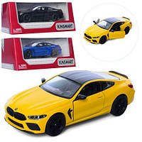 Машинка Kinsmart BMW M8 Competition Coupe KT5425W, металл, инерционная, 12,5см