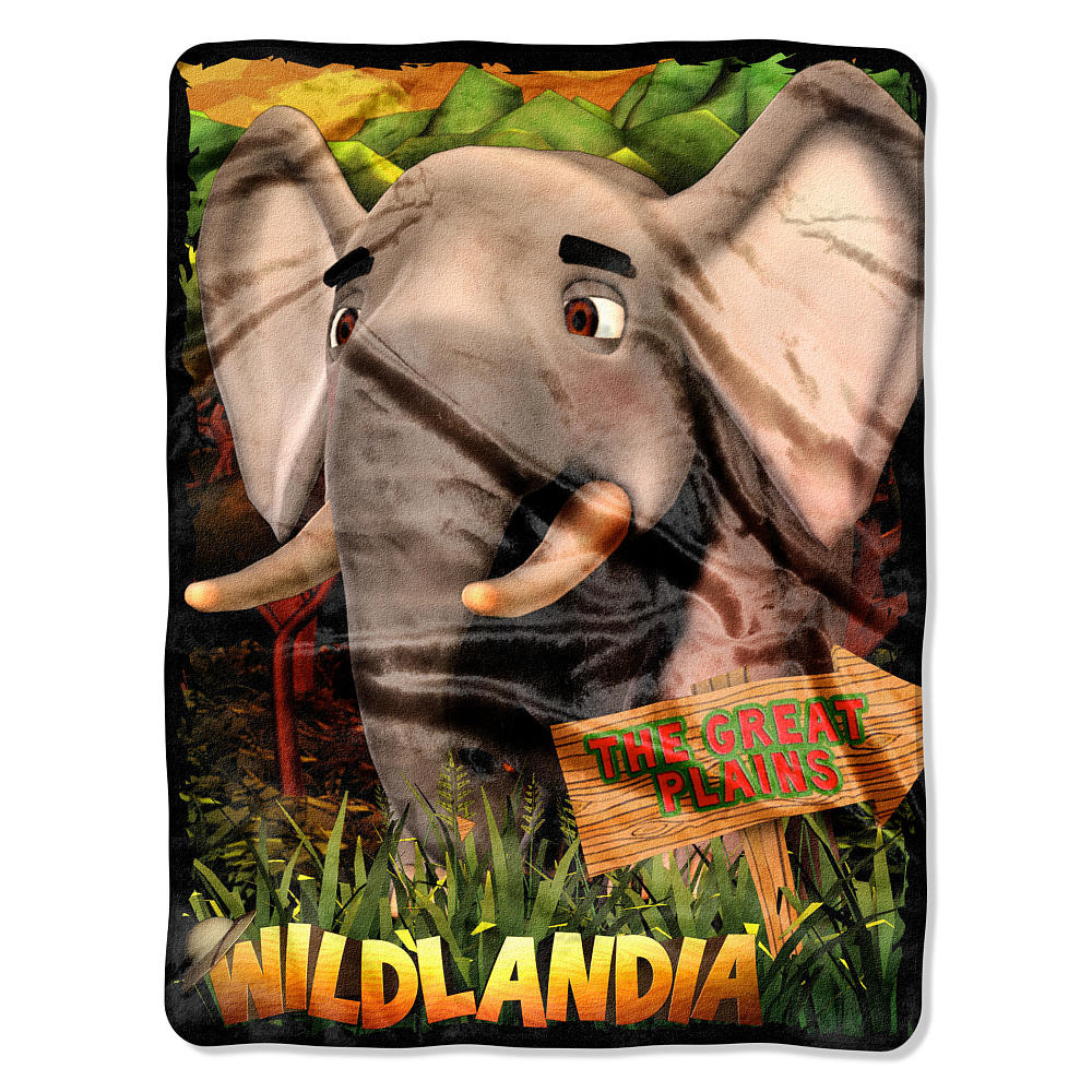 Теплий дитячий плюшевий плед Wildlandia 117 х 152 см