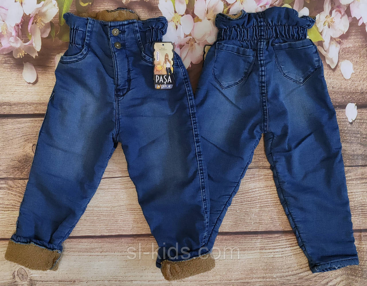 Зимові джинси бойфренди, мом для дівчаток 140-164 см (розд) вир.Турция