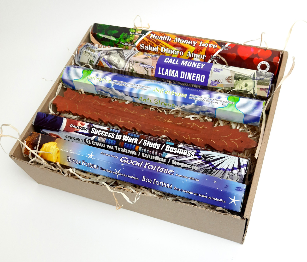 Подарунковий набір "Удача, Успіх, Здоров'я" Аромапалички, фото 1