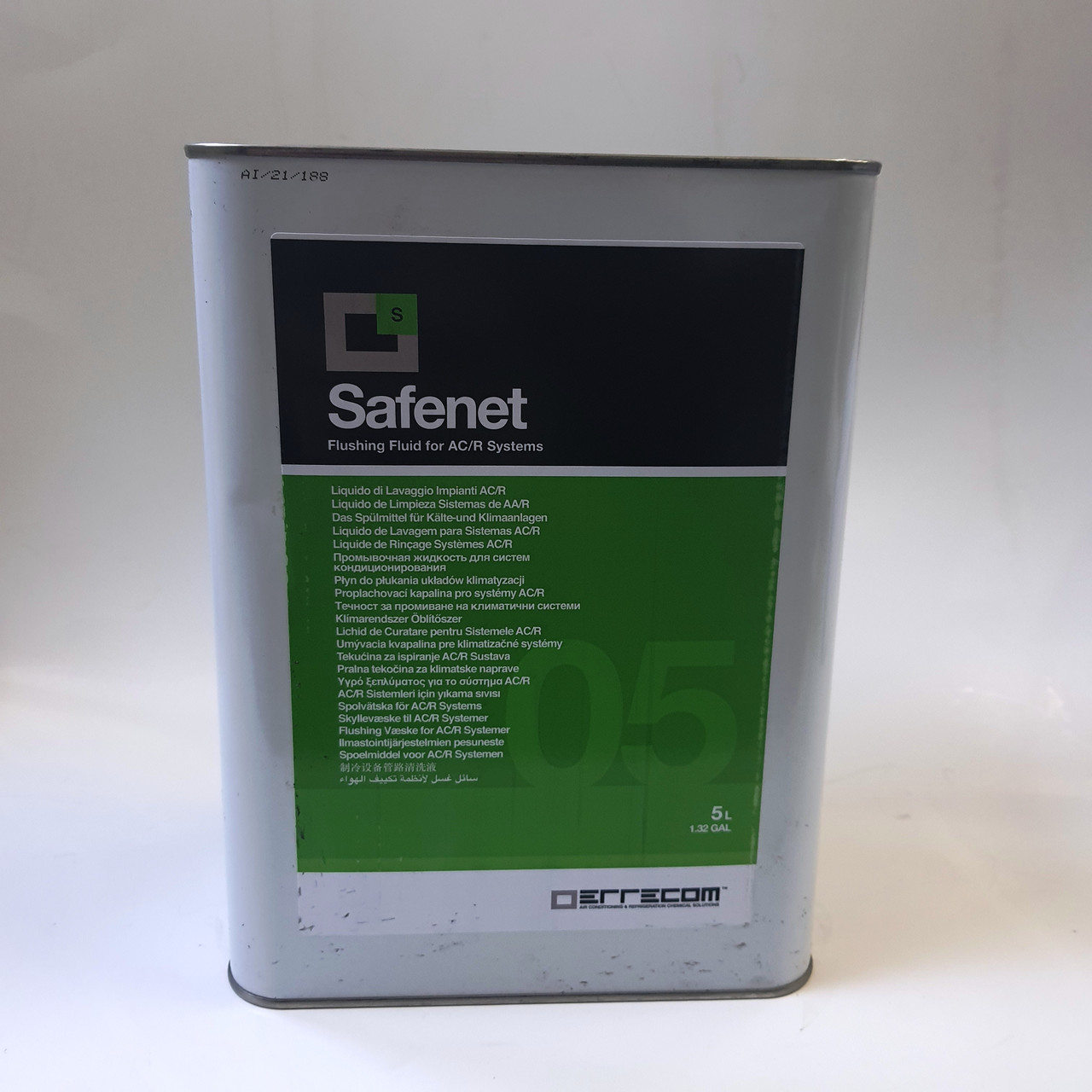 Негорючий промивний розчин Errecom SAFENET у 5 літрових каністрах TR1187.P.01