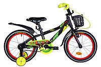 Велосипед дитячий Formula Stormer (2021) 16" Чорний/Синій/Жовтий