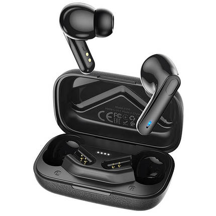 Навушники Bluetooth HOCO ES59 Gratified TWS в чохлі для зарядки BT5.1, чорні, фото 1