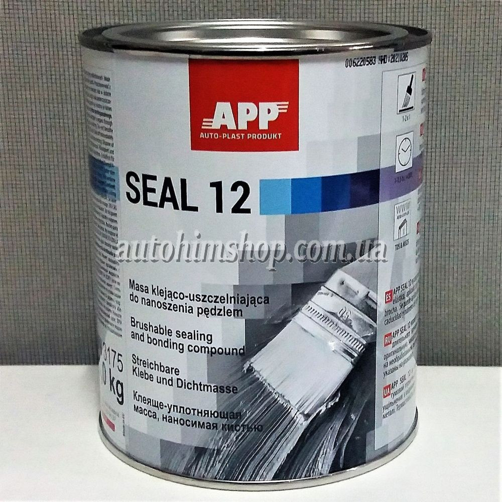 Купить Полиуретановый кистевой герметик серый APP SEAL 12 1кг, цена 452 ...