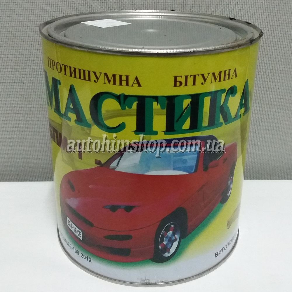 Купить Антикоррозийная битумная противошумная мастика БПМ-1 черная 2 ...