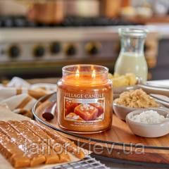Аромасвічка ТМ Village Candle Золота карамель (час горіння 55 годин), фото 3