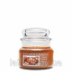 Аромасвічка ТМ Village Candle Золота карамель (час горіння 55 годин), фото 1