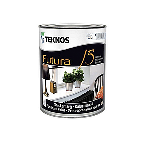 Універсальна фарба Teknos Futura 15 напівматовий 0.9л