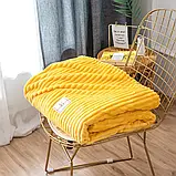 Плед-покривало Colorfull Home Шарпей, розмір 200х230 см, колір жовтий, фото 3