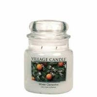 Аромасвеча ТМ Village Candle Зимний клементин (время горения до 105 часов)