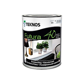 Універсальна фарба Teknos Futura 40 напівглянцевий 0.9л