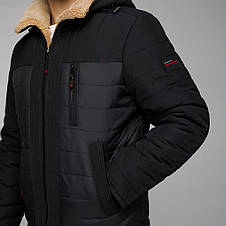 Зимова чоловіча куртка Vavalon KZ-345 black, фото 3