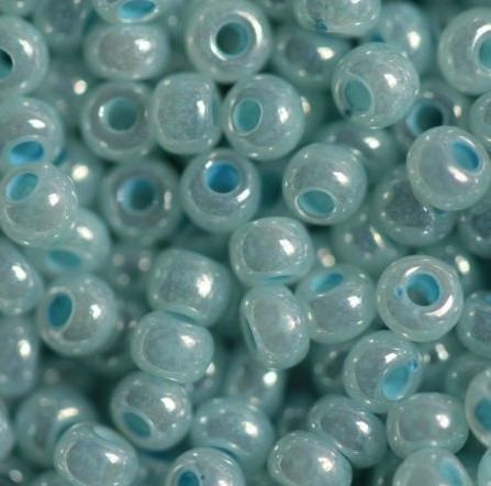 Бісер Peciosa Для біжутерії 4040 / 37132 розмір 4 Голубой світлий Упаковка 5 грам