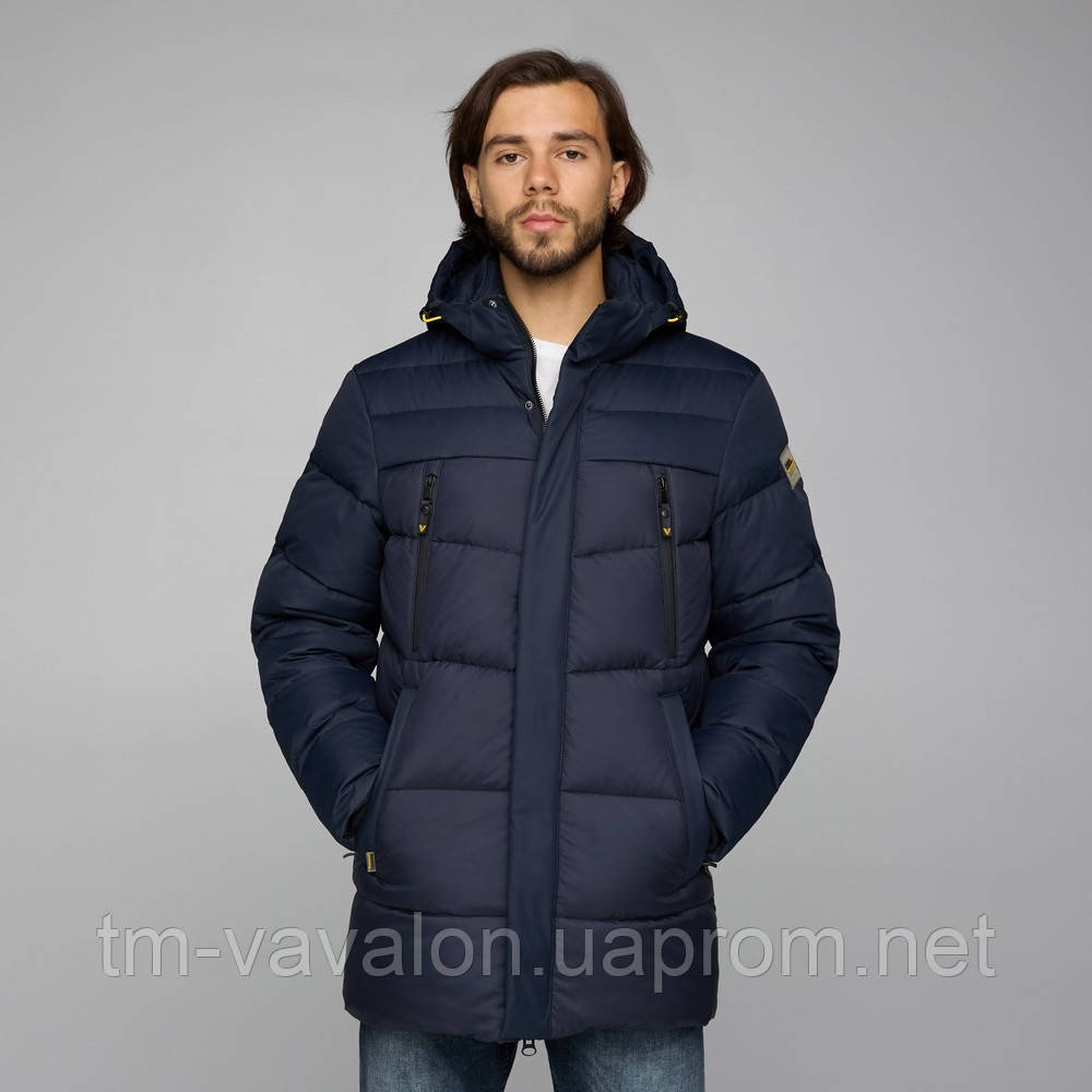 Зимова чоловіча куртка Vavalon KZ-2115 navy - фото 1 - id-p1483379600