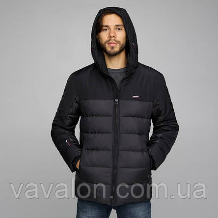Зимова чоловіча куртка Vavalon KZ-2117 black, фото 2