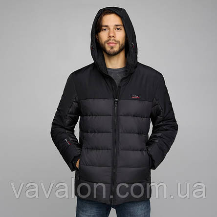 Зимова чоловіча куртка Vavalon KZ-2117 black, фото 1