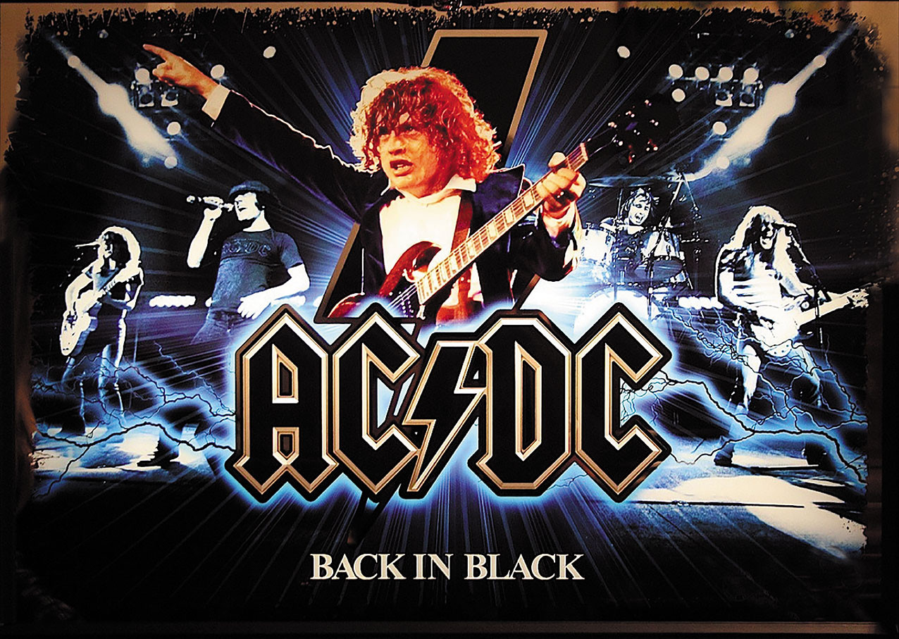 Плакат AC/DC 09 Back in Black