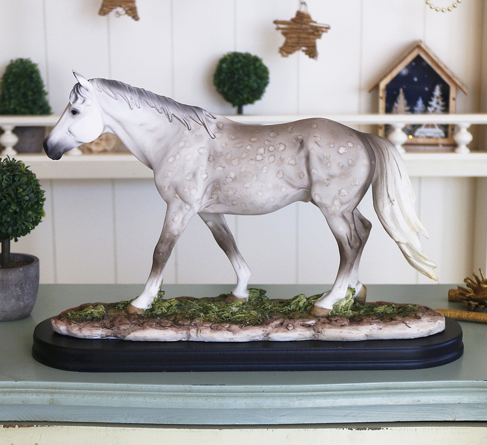 Статуетка "Сірий кінь" 35*23*11,5 см Гранд Презент SM00503